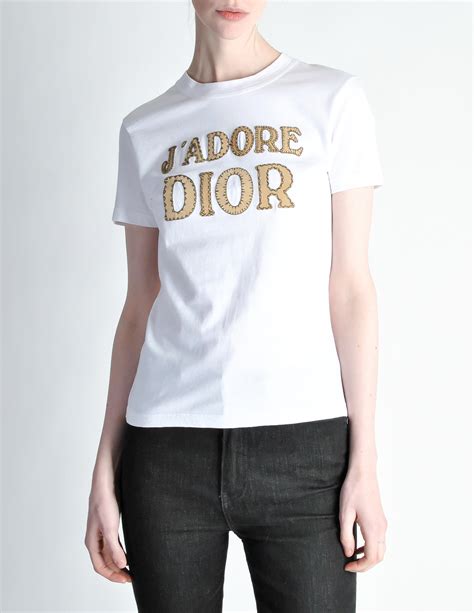 t shirt dior ricami|dior t shirt.